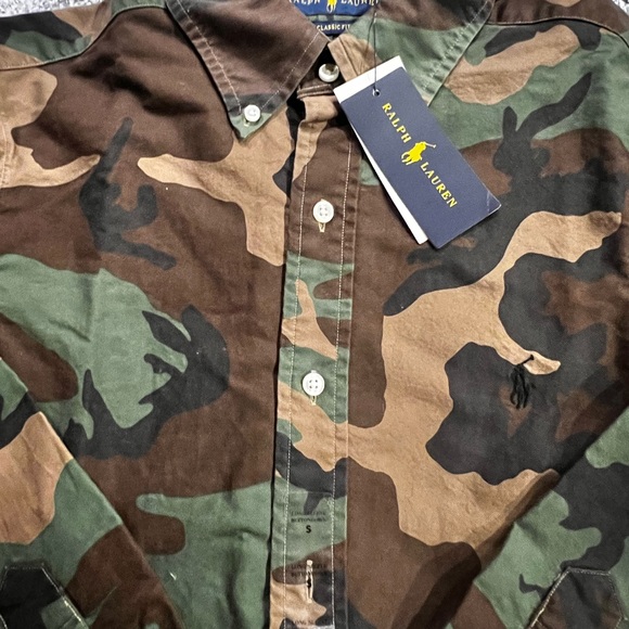 NWT Ralph Lauren Camouflage Button Down Shirt - Picture 4 of 4